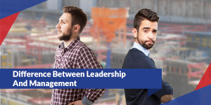 difference between leadership and management